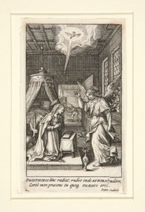 The Annunciation by Johann Sadeler I