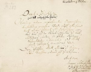 Title Page of Little Organ Book. Around 1700-1719 by Johann Sebastian Bach