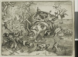 The Temptation of Saint Anthony, plate 16 from the Emblemata Secularia