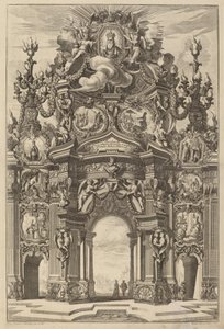 Triumphal Arch for Henry II by Johann Ulrich Kraus, after Peter Schubert von Ehrenberg