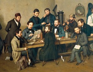 Arrested revolutionists in Trier (detail) by Johann Velten