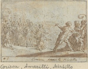 Corisca, Amarilli and Mirtillo, 1640