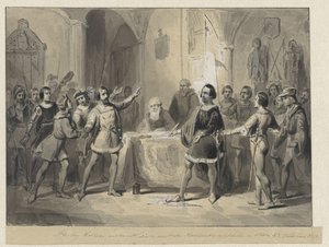Duke William Joins the Dutch Nobles and Cities by Johann Wilhelm Kaiser (I)