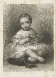 Portrait of an Unknown Girl by Johann Wilhelm Kaiser (I)