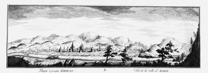 View of Ilimsk by Johann Wilhelm Lürsenius