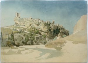 View of Vaison-la-Romaine by Johann Wilhelm Schirmer