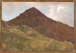 Barren Mountain Landscape by Johann Wilhelm Schirmer