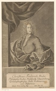 Portrait of Christian Friedrich Ruhe by Johann Wolfgang Heinrich Stockmar