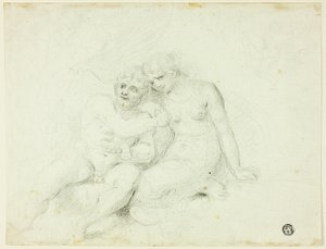 Seated Male Near Female by Johann Zoffany
