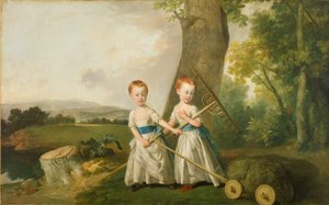 The Blunt Children, c.1766-80 by Johan Joseph Zoffany