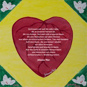 The Rosental Peace Message for World Peace - Version 2 by Johanna Thier
