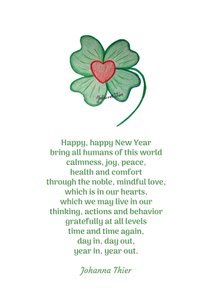 Happy New Year (Version 1) by Johanna Thier