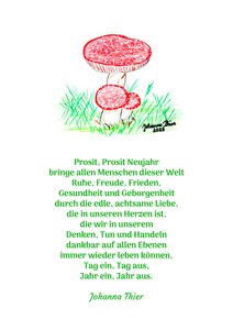 Happy New Year - Version 2 by Johanna Thier