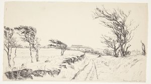 Landscape Breininggaard by Johanne Krebs