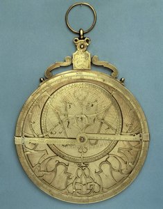 Astronomical instrument: an astrolabe by Johannes Stoeffler (Stoffler) (1452-1531), made in the 16th century. Paris, Brieux Collection by Johannes Stoeffler