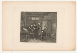 Interior with an Administrator at His Desk by Johannes Arnoldus Boland