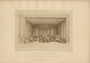 Passion Play of Ober-Ammergau - Christ is Sold by the Jews in the High Council by Johannes Bernhard