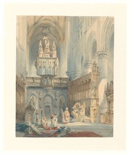 Church Interior by Johannes Bosboom (signed by artist)