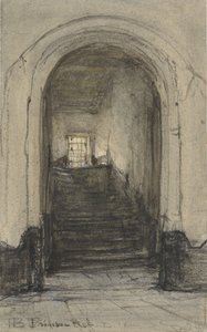 The Stairs in the Prinsenhof in Delft, Where Prince William I was Murdered in 1584 by Johannes Bosboom