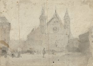 View of the Ridderzaal at the Binnenhof