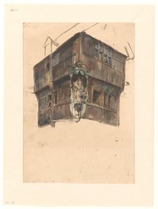 Study of the Top Floor of a Corner House by Johannes Bosboom