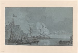 Last Shot from Dordrecht to the French in Papendrecht, 1813