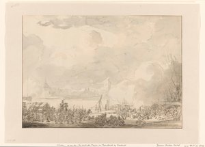 Flight of the French from Papendrecht, 1813 by Johannes Christiaan Schotel