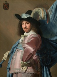 Andries Stilte as a Standard Bearer by Johannes Cornelisz Verspronck