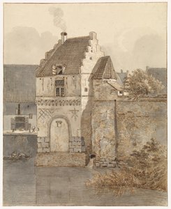 View of the Bottelpoort at the Old Harbor in Nijmegen