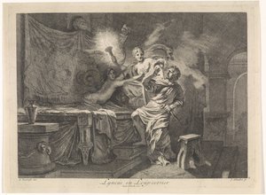 Ceres Prevents the Murder of Triptolemus (Biblical, Mythological, and Allegorical Representations) by Johannes Glauber