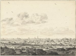 View of Middelburg by Johannes Goedaert