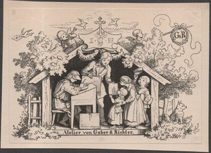 Studio by Johannes Heinrich & Gaber August (1823 1894) Richter