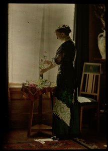 Woman by window