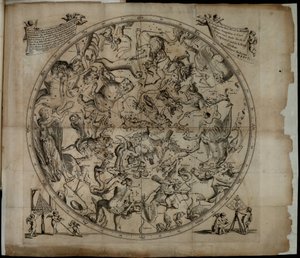 Table of the Constellation of the Northern Hemisphere Firmamentum Sobiescianumsive Uranographia