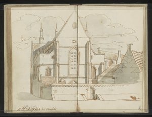 Catharijnekerk in Utrecht by Johannes Huibert Prins