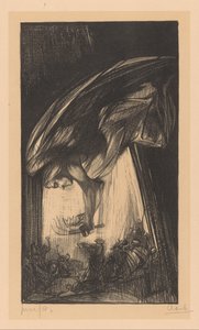 Angel Above a Crowd of People