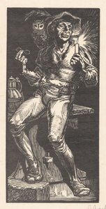 Till Eulenspiegel by Johannes Josephus Aarts (signed by artist)