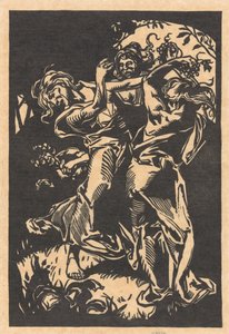 Dancing Women with Grapes and Satyr