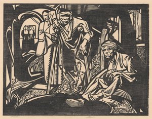 Wounded in a Church by Johannes Josephus Aarts