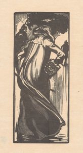 Walking Woman Seen from the Back