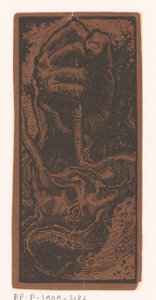 Title Vignette with Clenched Fist for De Paradox by Johannes Josephus Aarts