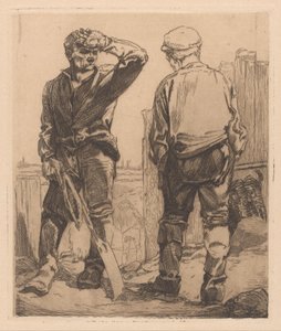 Two Workers by Johannes Josephus Aarts