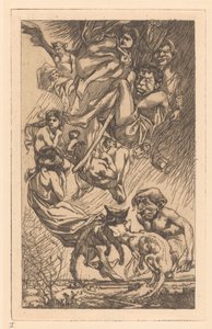 Floating people, fantasy creatures, and cats by Johannes Josephus Aarts