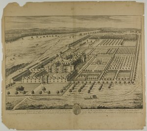 Knowle in the Parish of Sevenoaks in Kent (plate 24 from Britannia Illustrata)