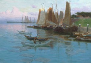 Fishing boats in harbour