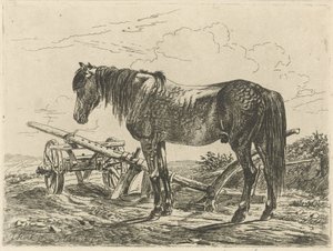 Horse by a Plow