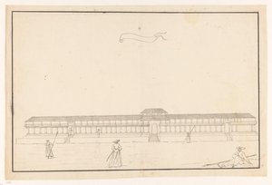 Palace of the King of Kandy by Johannes Rach (school of)