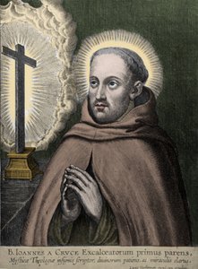 Saint John of the Cross (Juan de Yepes Alvarez, Juan de la Cruz) (1542-1591) - engraving by Vorstermann