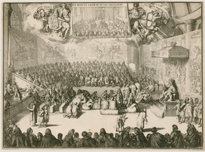 A Session in the House of Commons with George II on the Throne