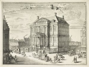 View of the Schielandshuis in Rotterdam by Johannes de Vouw